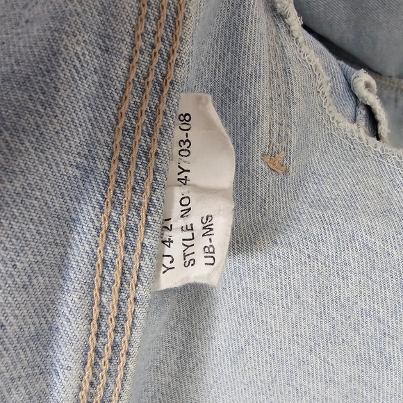Vintage 90s Unionbay Womens S Light Wash Denim Jacket Cropped Jean Jacket - Picture 8 of 9